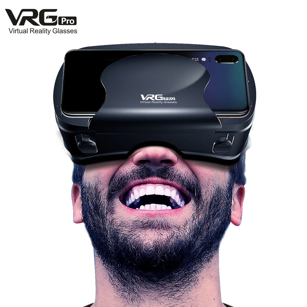 3D VR Headset Smart Virtual Reality Glasses 7 Inches Helmet