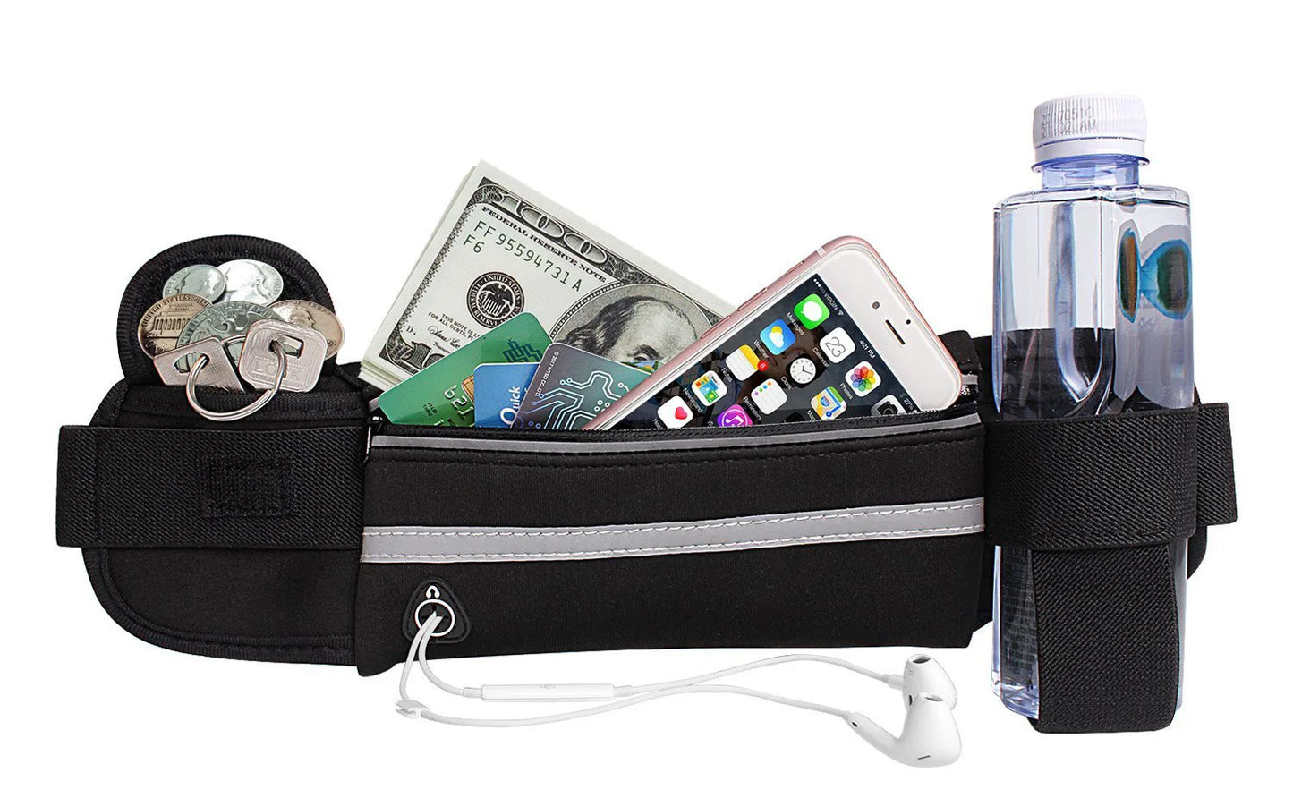 Waterproof Running & Cycling Waist Bag – Sports Fanny Pack with Mobile Phone Case