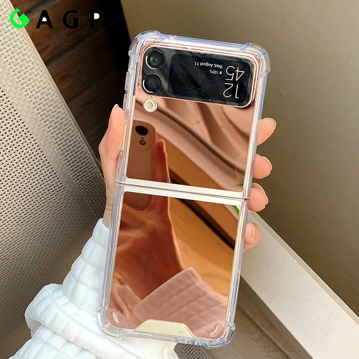 Z Flip 6 4 5 Make Up Mirror Case Cover