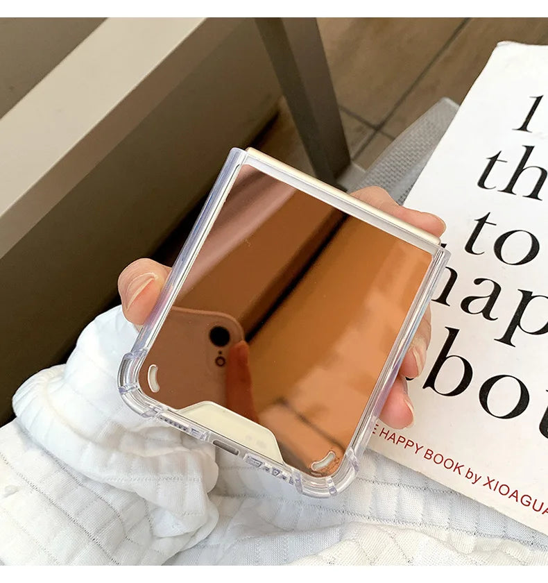Z Flip 6 4 5 Make Up Mirror Case Cover