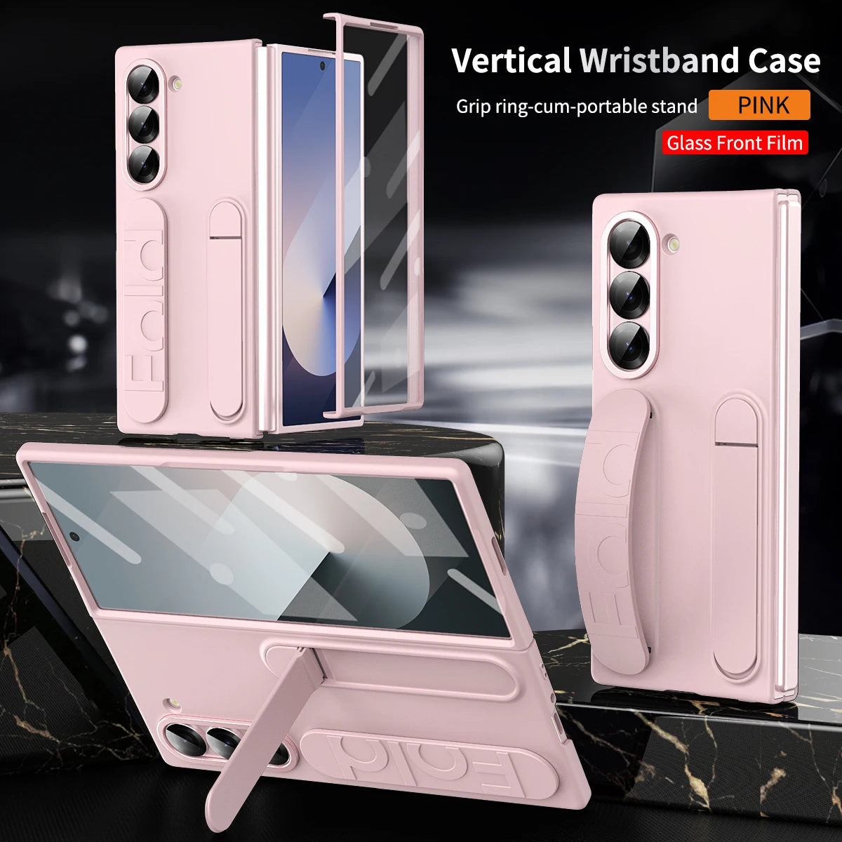 Original Silicone Case for Samsung Galaxy Z Fold 6 with Stand – EF-MF956