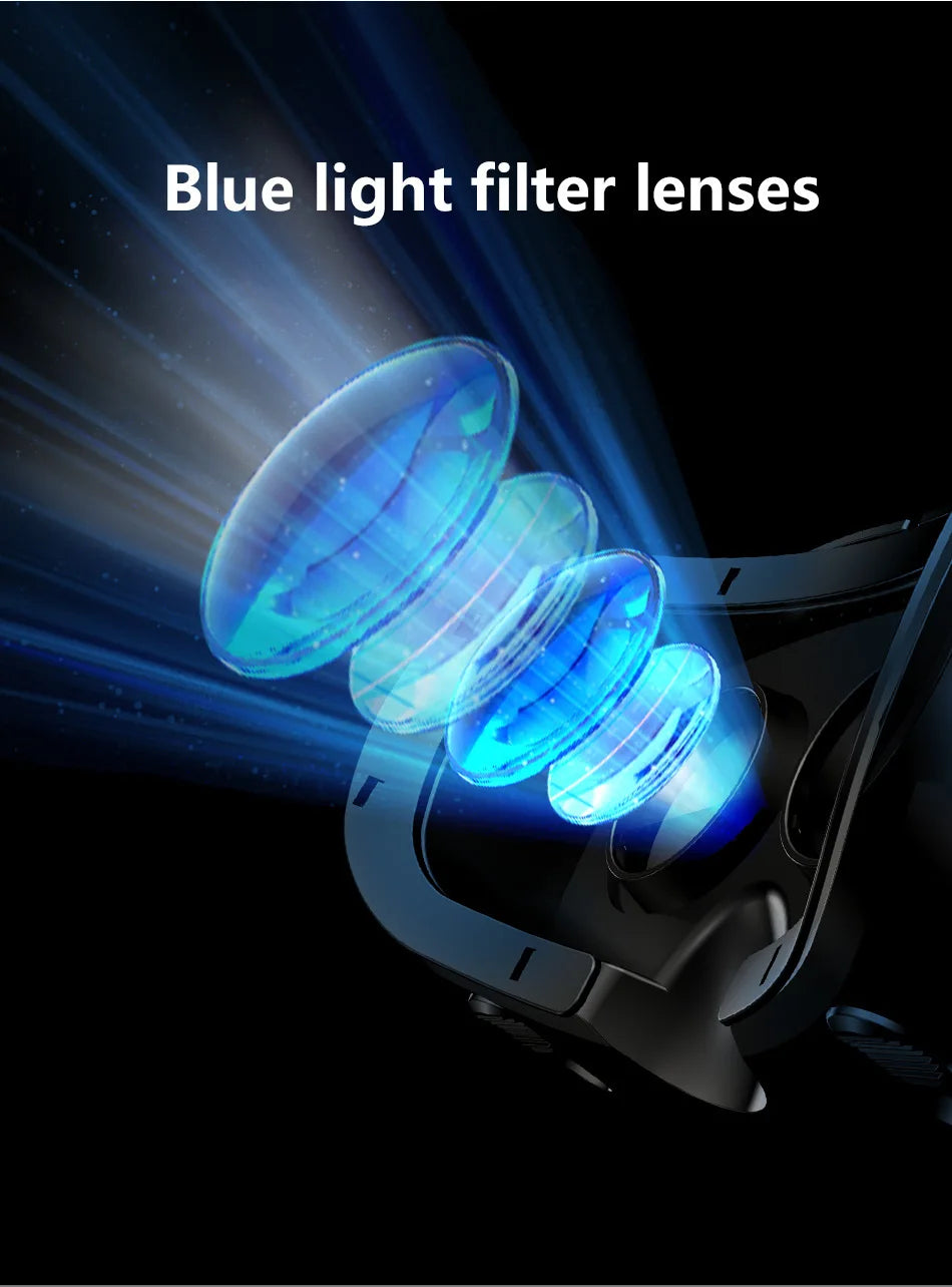 3D VR Headset Smart Virtual Reality Glasses 7 Inches Helmet