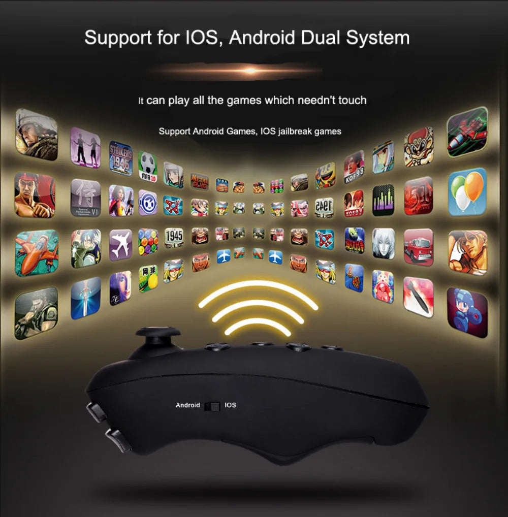 3D VR Headset Smart Virtual Reality Glasses 7 Inches Helmet