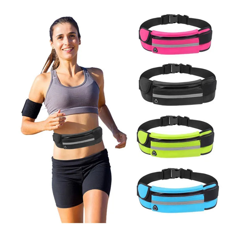 Waterproof Running & Cycling Waist Bag – Sports Fanny Pack with Mobile Phone Case