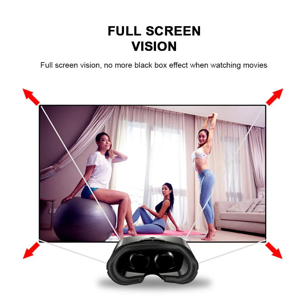 3D VR Headset Smart Virtual Reality Glasses 7 Inches Helmet