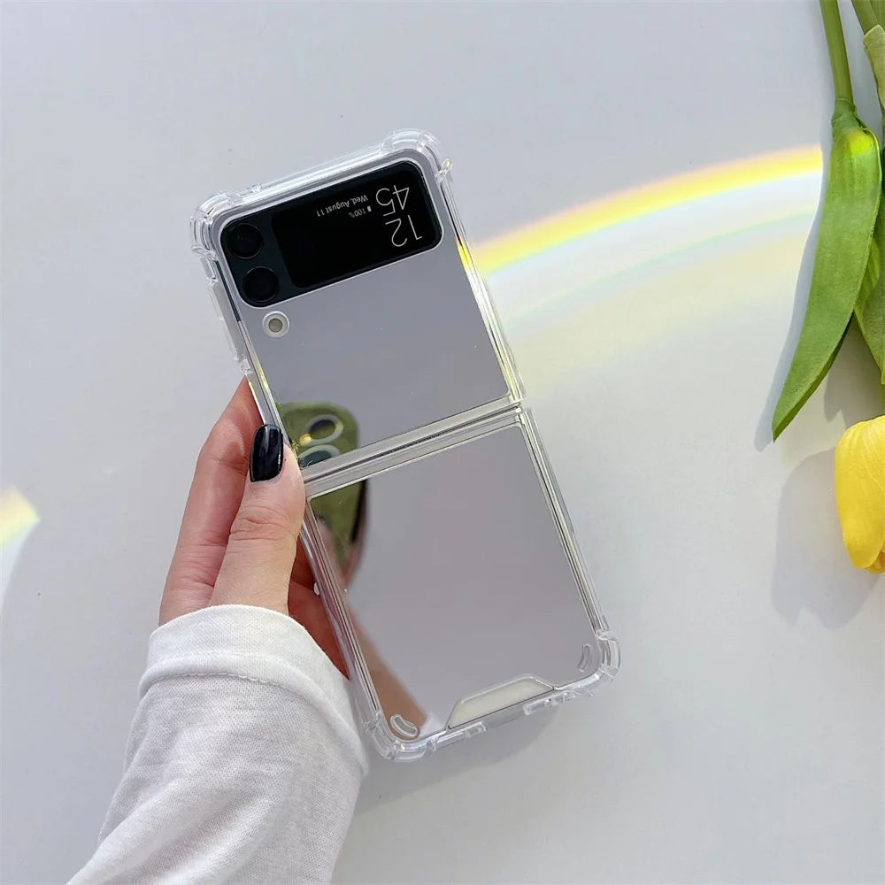Z Flip 6 4 5 Make Up Mirror Case Cover