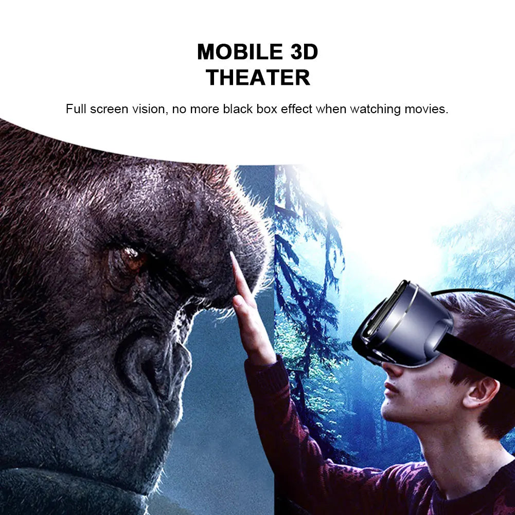 3D VR Headset Smart Virtual Reality Glasses 7 Inches Helmet