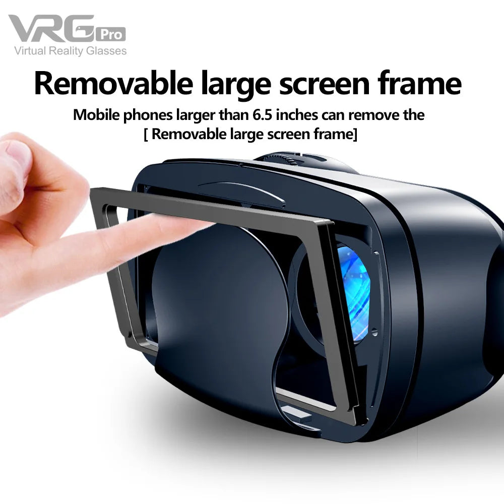 3D VR Headset Smart Virtual Reality Glasses 7 Inches Helmet