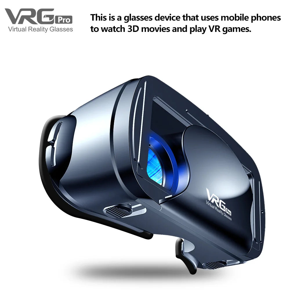 3D VR Headset Smart Virtual Reality Glasses 7 Inches Helmet