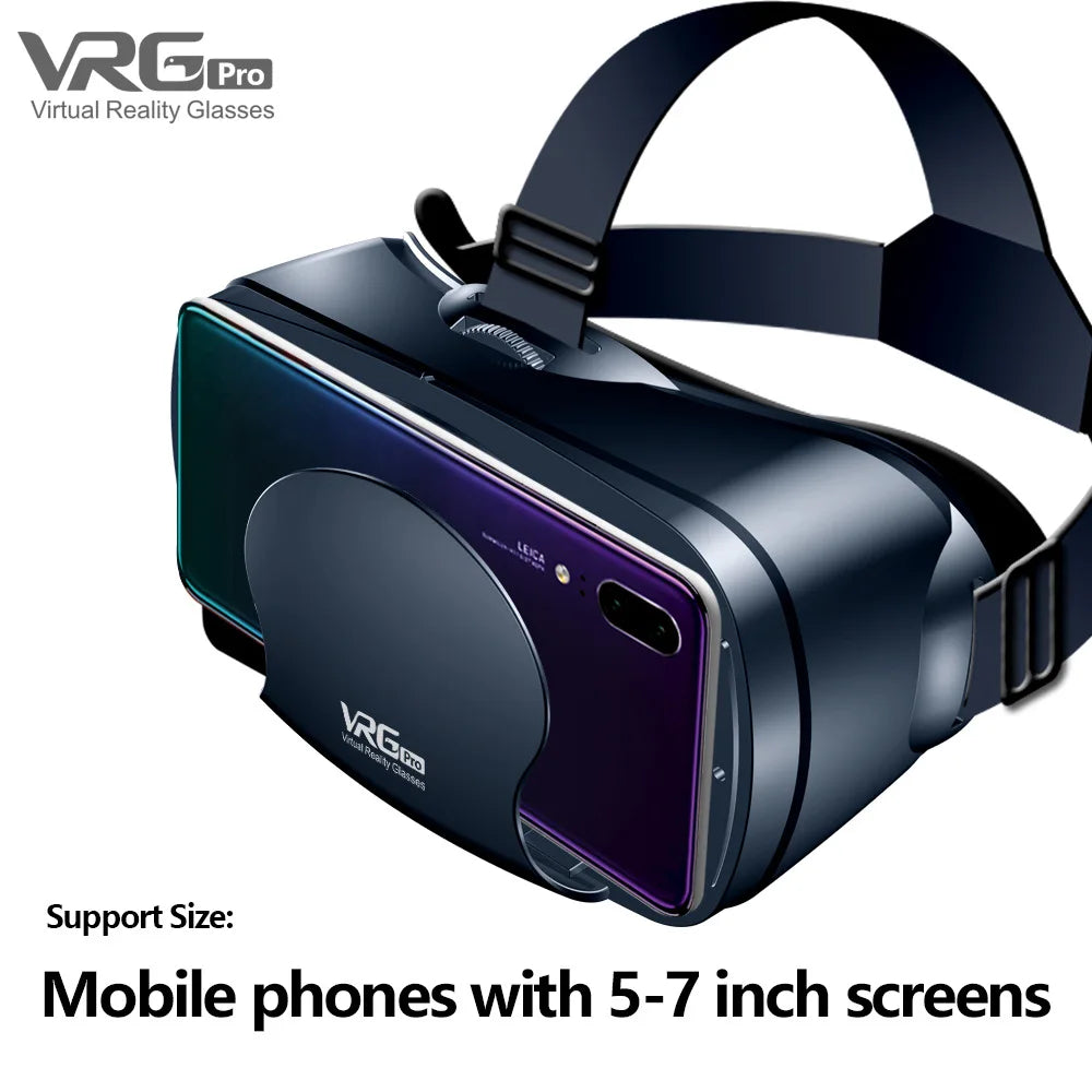 3D VR Headset Smart Virtual Reality Glasses 7 Inches Helmet