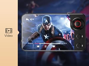 MECHEN D53 128 GB Bluetooth 5.3 MP3 Player – 2.4″ Full Touchscreen & HiFi Speaker