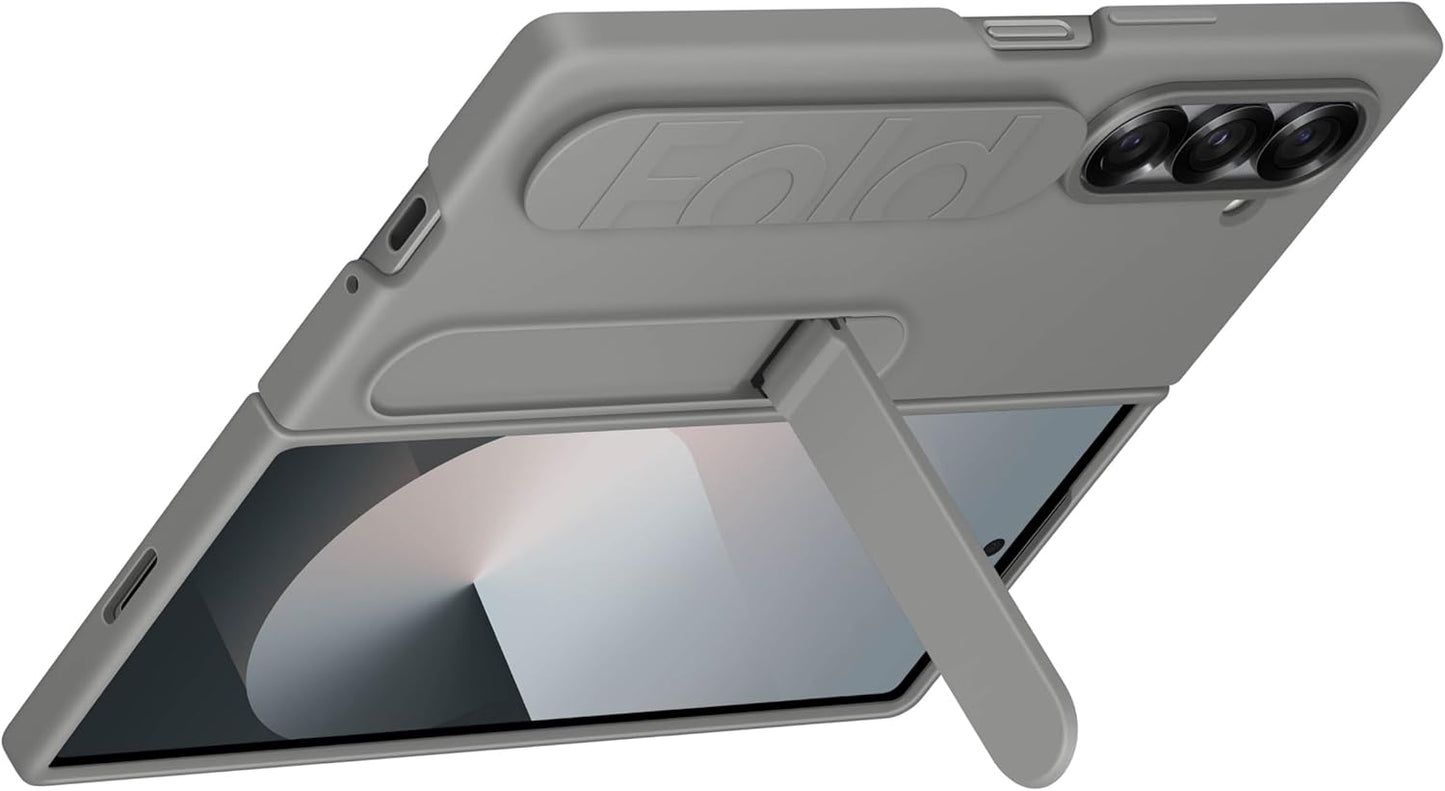 Slim Silicone Case for Galaxy Z Fold 6 with Stand