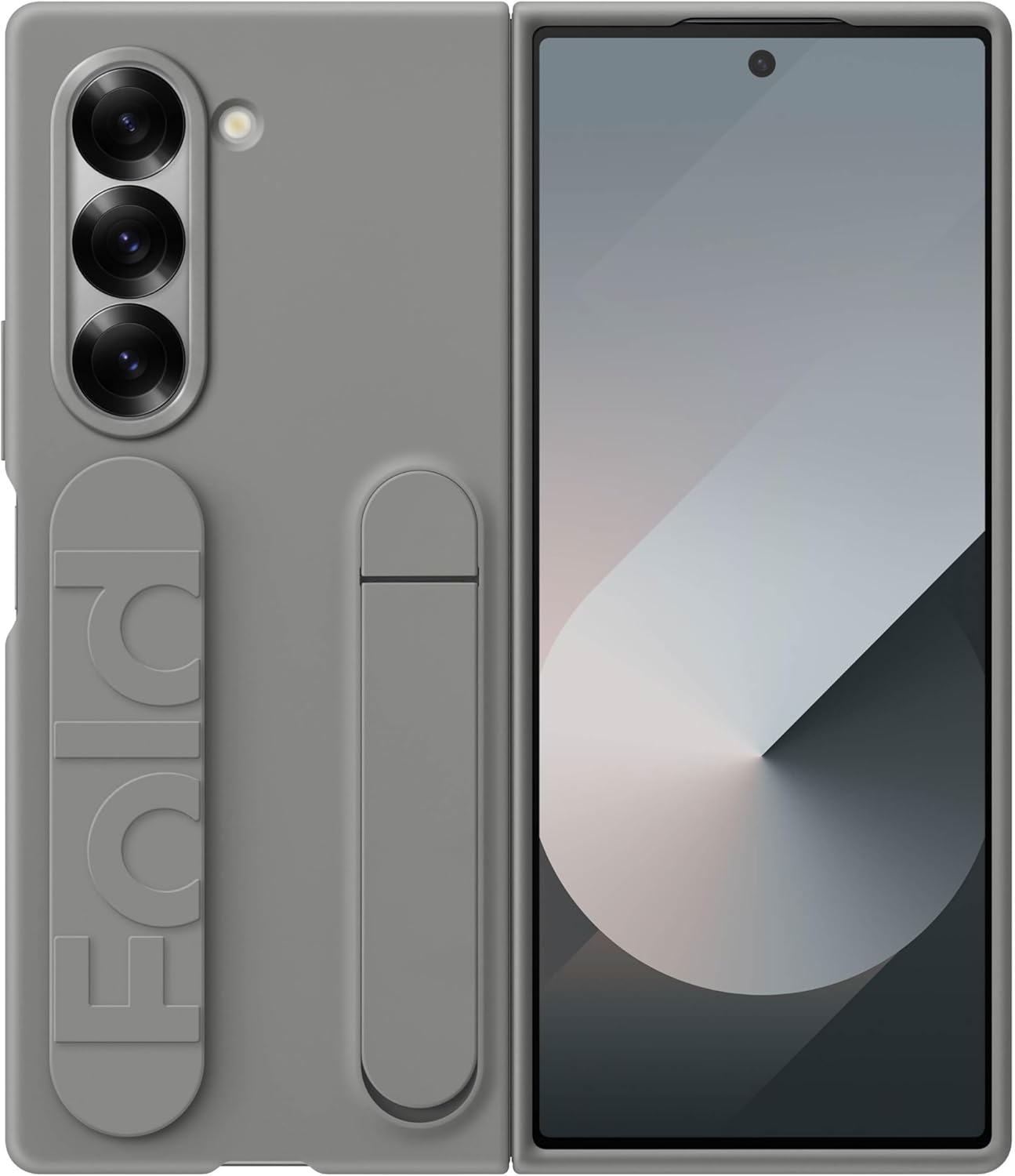 Slim Silicone Case for Galaxy Z Fold 6 with Stand