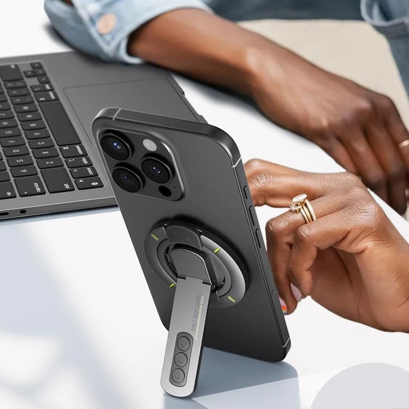 MagSafe 3‑in‑1 Magnetic Ring Phone Grip & Stand for iPhone 12‑17