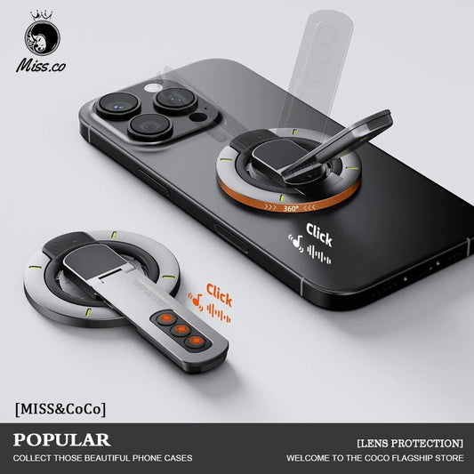 MagSafe 3‑in‑1 Magnetic Ring Phone Grip & Stand for iPhone 12‑17