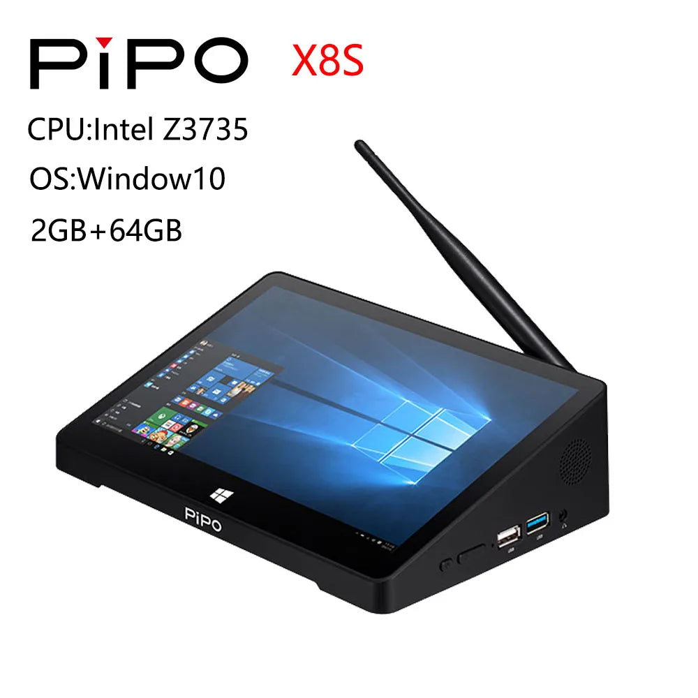 PIPO X8 Pro Mini PC – 7" Dual-Boot Tablet with Intel Z8350 Processor
