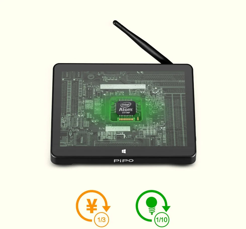 PIPO X8 Pro Mini PC – 7" Dual-Boot Tablet with Intel Z8350 Processor