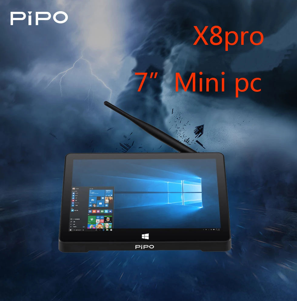 PIPO X8 Pro Mini PC – 7" Dual-Boot Tablet with Intel Z8350 Processor