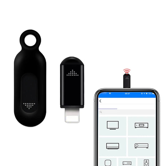 Universal Infrared Transmitter: Mini Remote Controller for iOS Smartphones, TV, Air Conditioner, Fan, & Camera