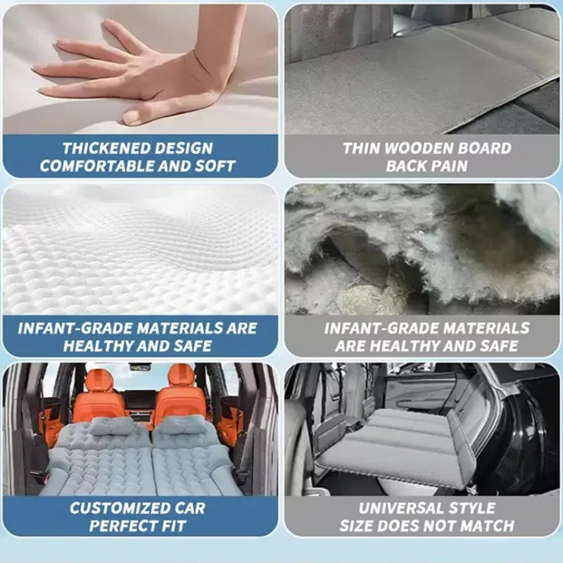 Inflatable Car Back Seat Air Mattress