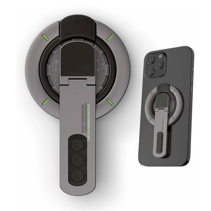 MagSafe 3‑in‑1 Magnetic Ring Phone Grip & Stand for iPhone 12‑17