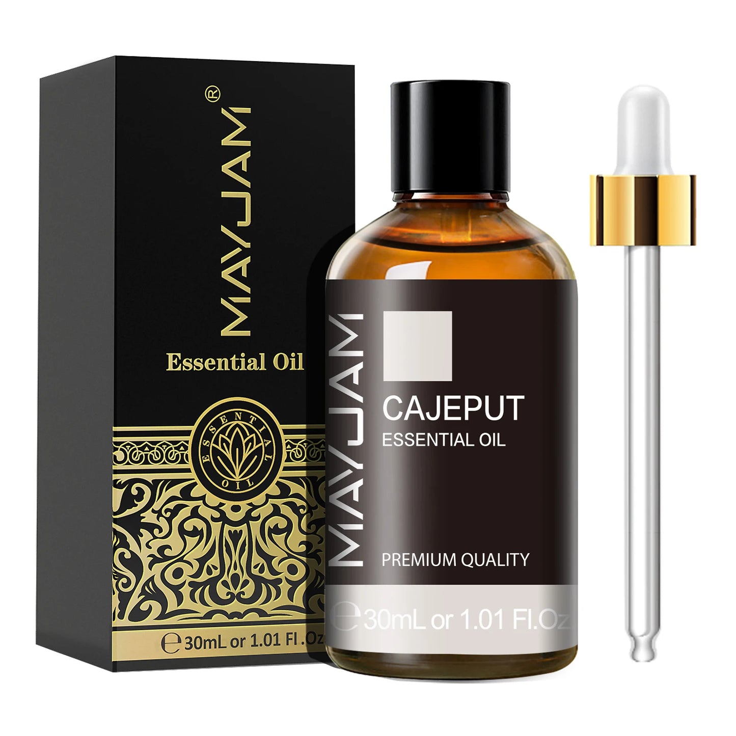 MAYJAM 30ML Aromatherapy Essential Oil – Lavender, Vanilla, Jasmine, Eucalyptus, or Peppermint