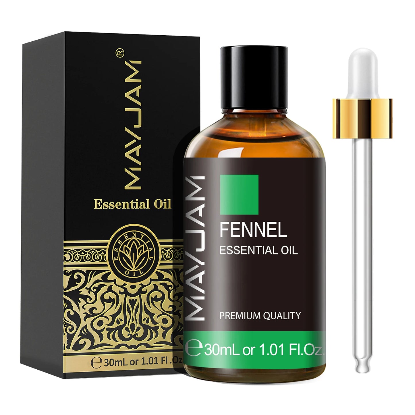 MAYJAM 30ML Aromatherapy Essential Oil – Lavender, Vanilla, Jasmine, Eucalyptus, or Peppermint