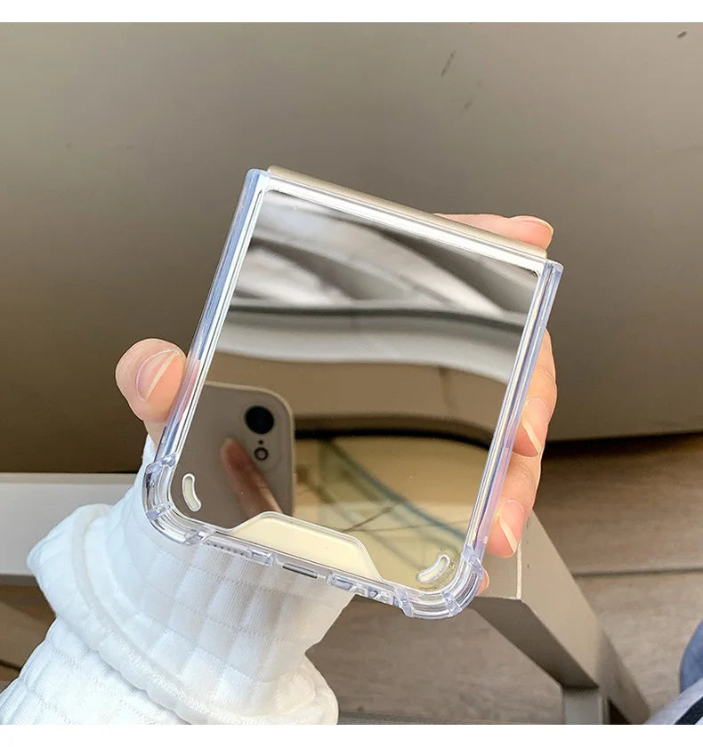 Z Flip 6 4 5 Make Up Mirror Case Cover