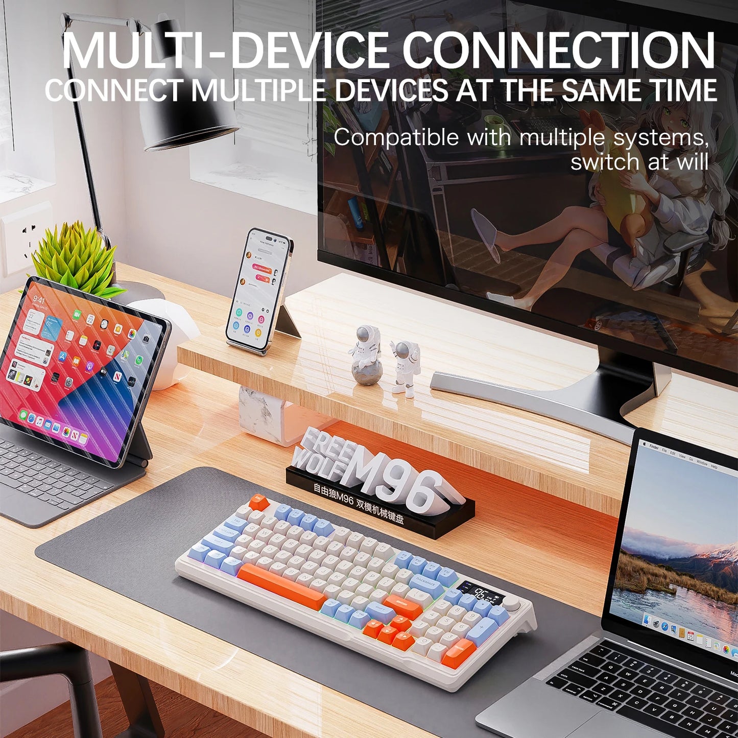 M96 Bluetooth Keyboard Wireless