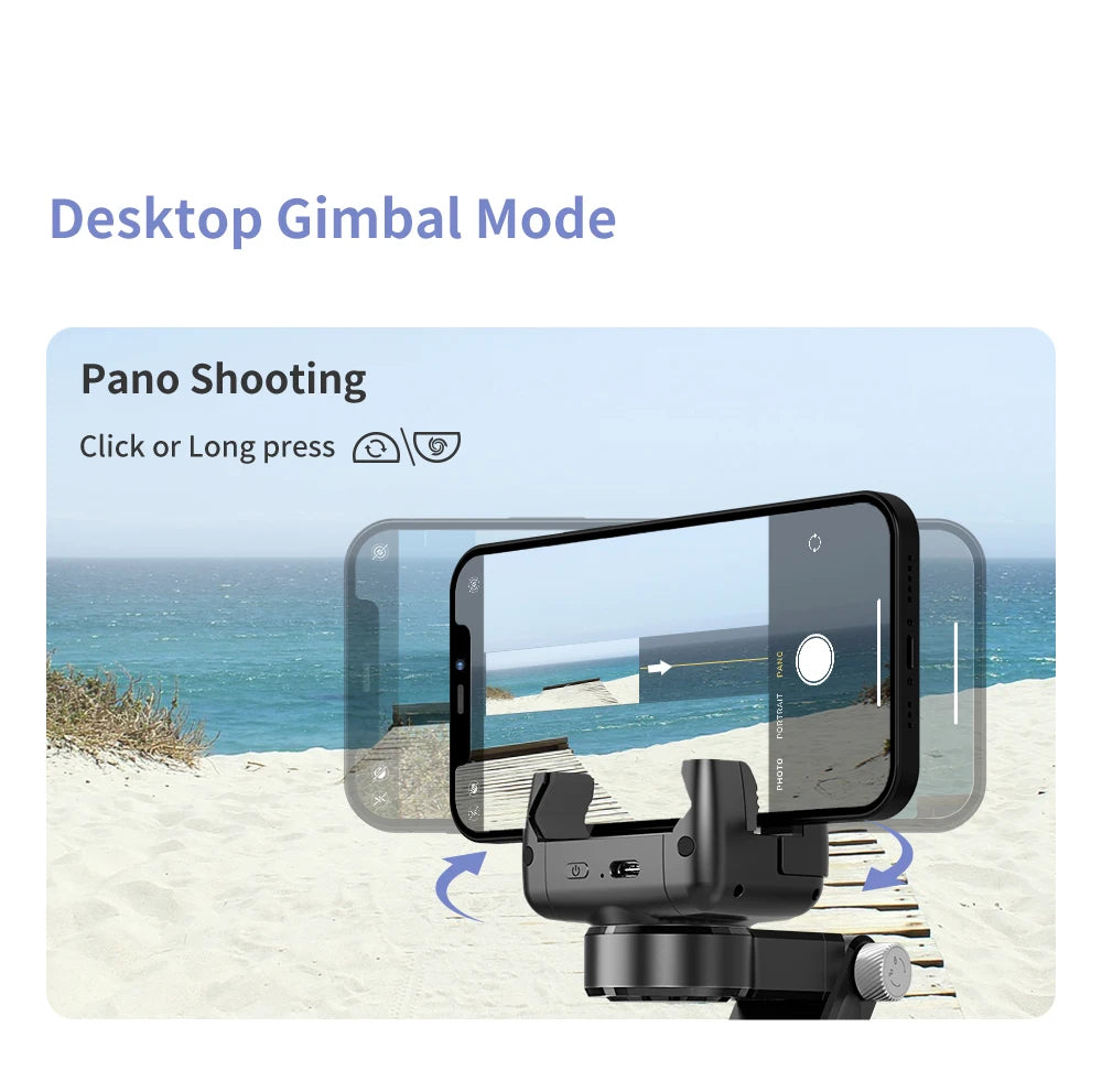 Gimbal Stabilizer Selfie Stick Tripod