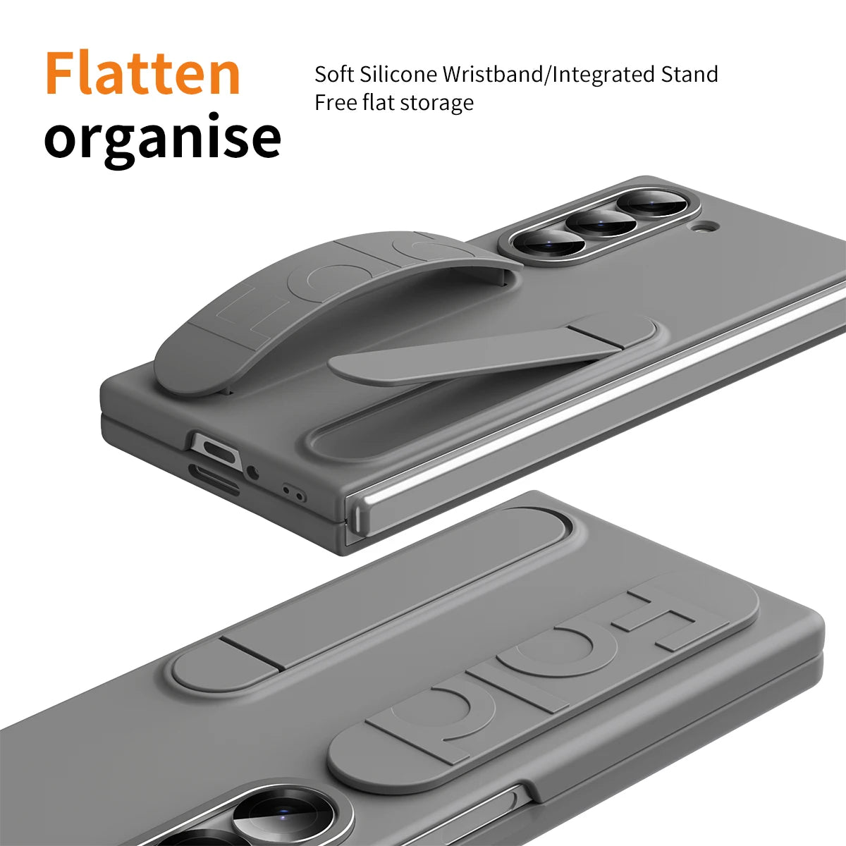 Original Silicone Case for Samsung Galaxy Z Fold 6 with Stand – EF-MF956