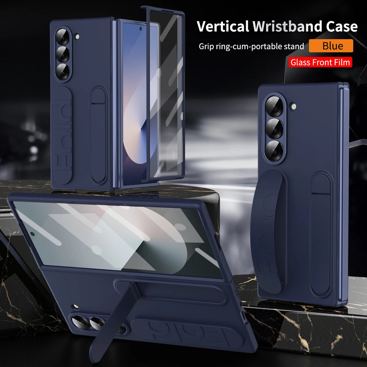 Original Silicone Case for Samsung Galaxy Z Fold 6 with Stand – EF-MF956