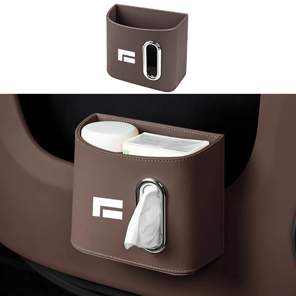 Car Mounted Tissue & Trash Box – Cup & Umbrella Storage for ROX 01 / Polestones 01 Interior