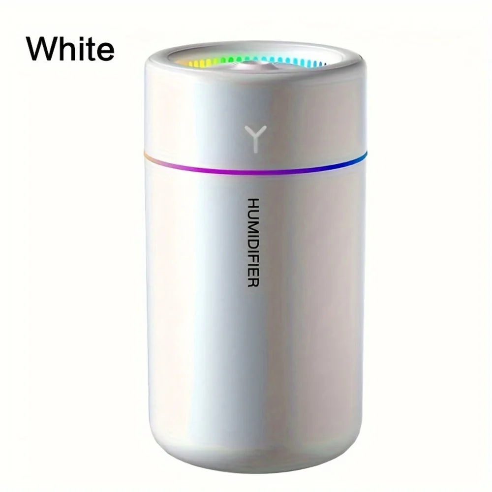 1pc Car Aromatherapy Humidifier – Silent Ultrasonic Air Diffuser with Colorful LED for Home, Office, or Vehicle