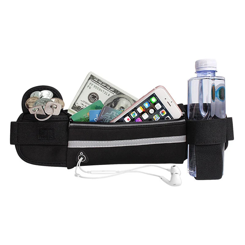 Waterproof Running & Cycling Waist Bag – Sports Fanny Pack with Mobile Phone Case