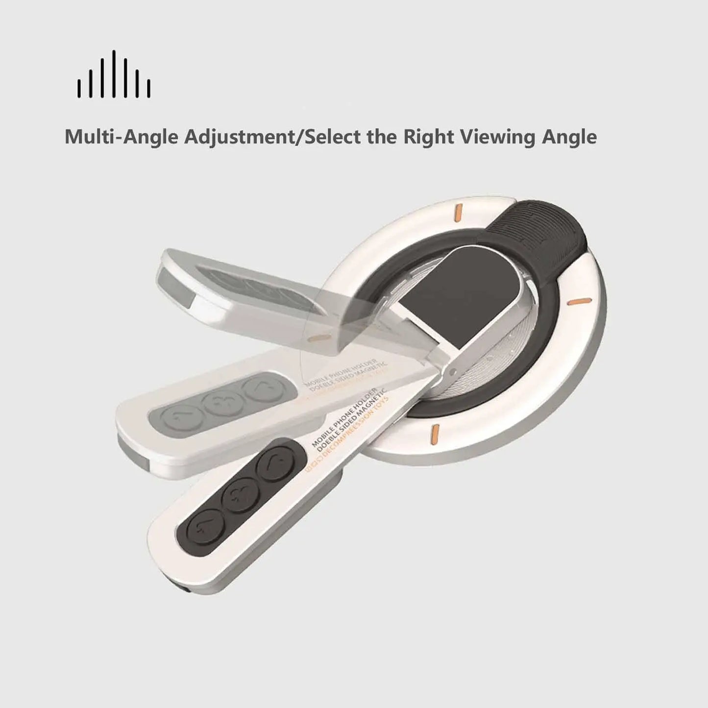 MagSafe 3‑in‑1 Magnetic Ring Phone Grip & Stand for iPhone 12‑17