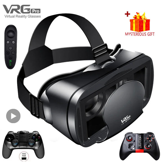 3D VR Headset Smart Virtual Reality Glasses 7 Inches Helmet