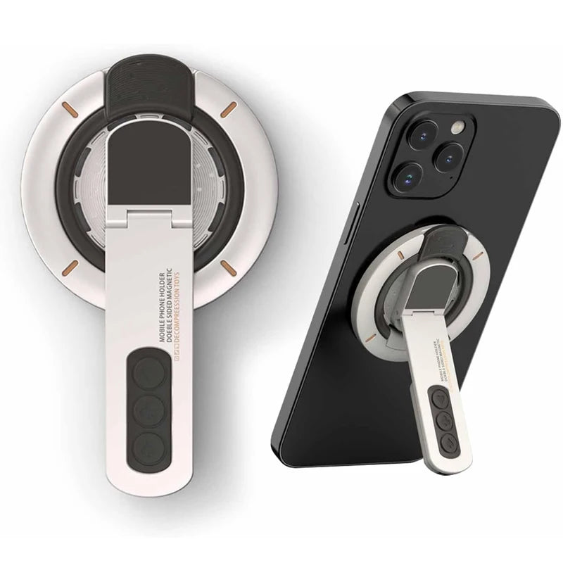 MagSafe 3‑in‑1 Magnetic Ring Phone Grip & Stand for iPhone 12‑17