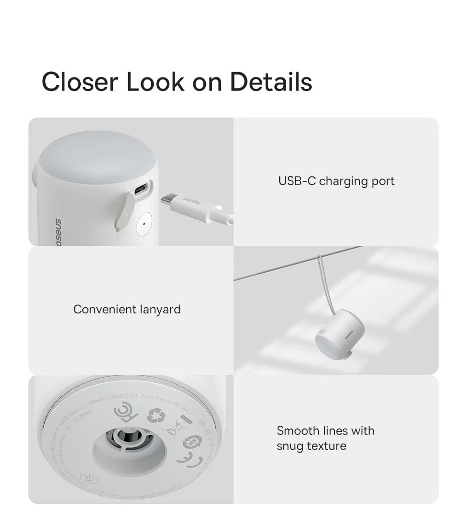 Baseus Wireless Mini Air Compressor – Portable Inflator for Mattresses, Swim Rings & Storage Bags
