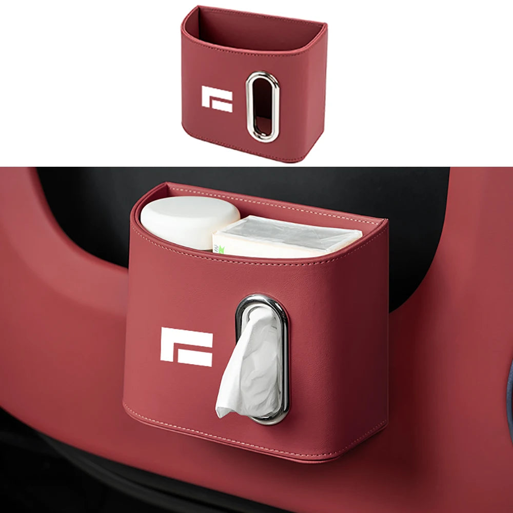 Car Mounted Tissue & Trash Box – Cup & Umbrella Storage for ROX 01 / Polestones 01 Interior
