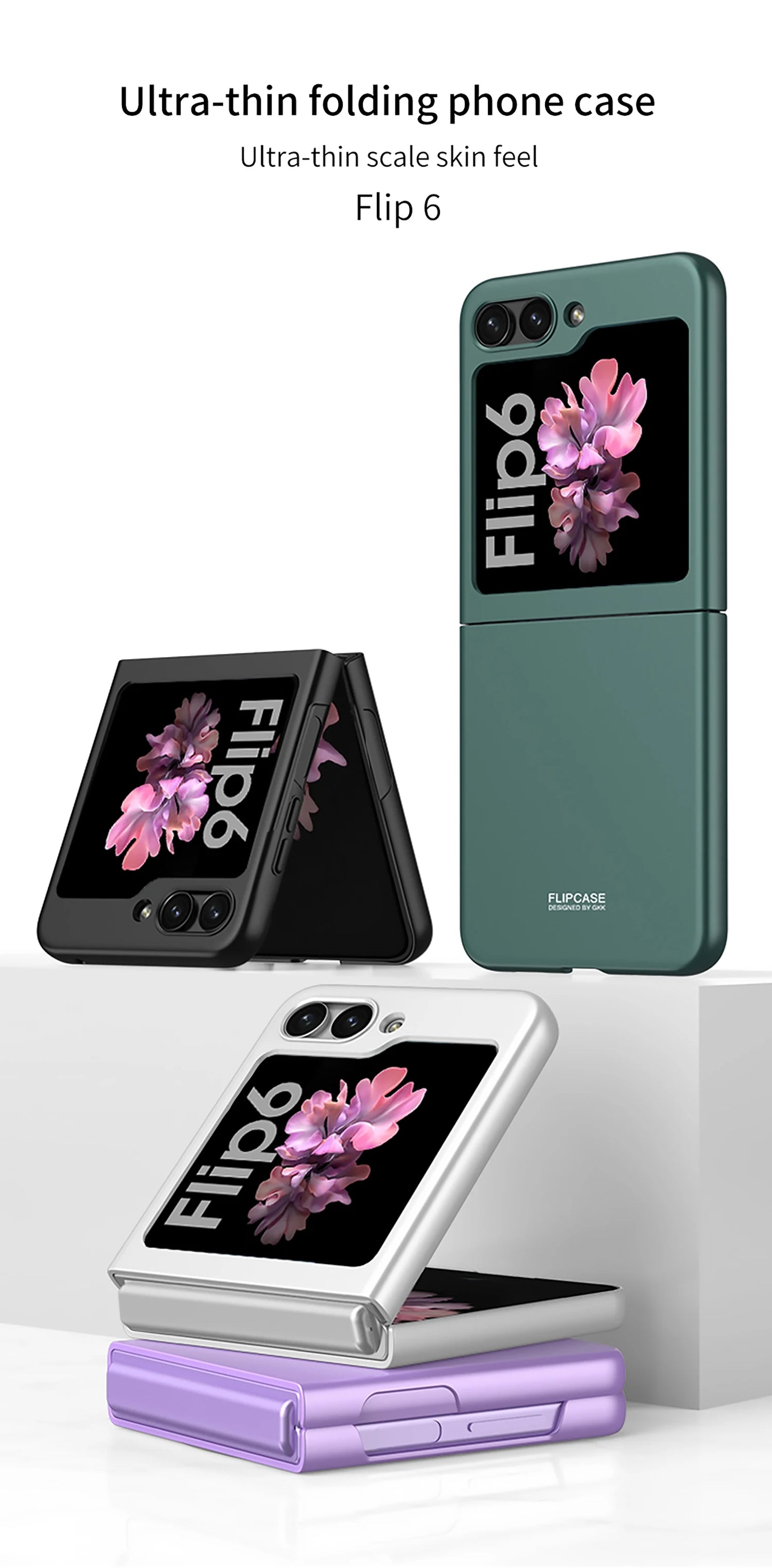 Solild Color Slim Matte Cover Samsung Z Flip