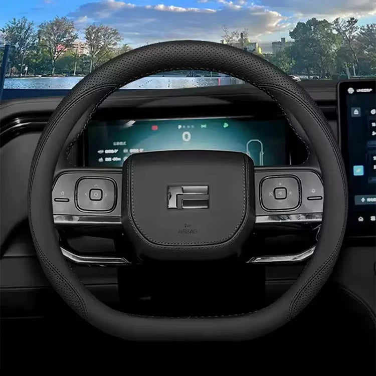 Custom Genuine Leather Steering Wheel Cover for Polestar 01 / ROX 01 (2023–2025)
