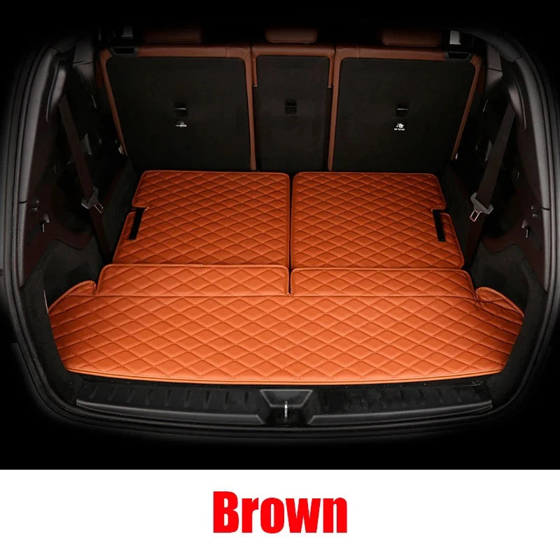 Custom Full‑Coverage Trunk Mat & Seat‑Back Pad – Polestones 01 / ROX 01 (2024‑2025)