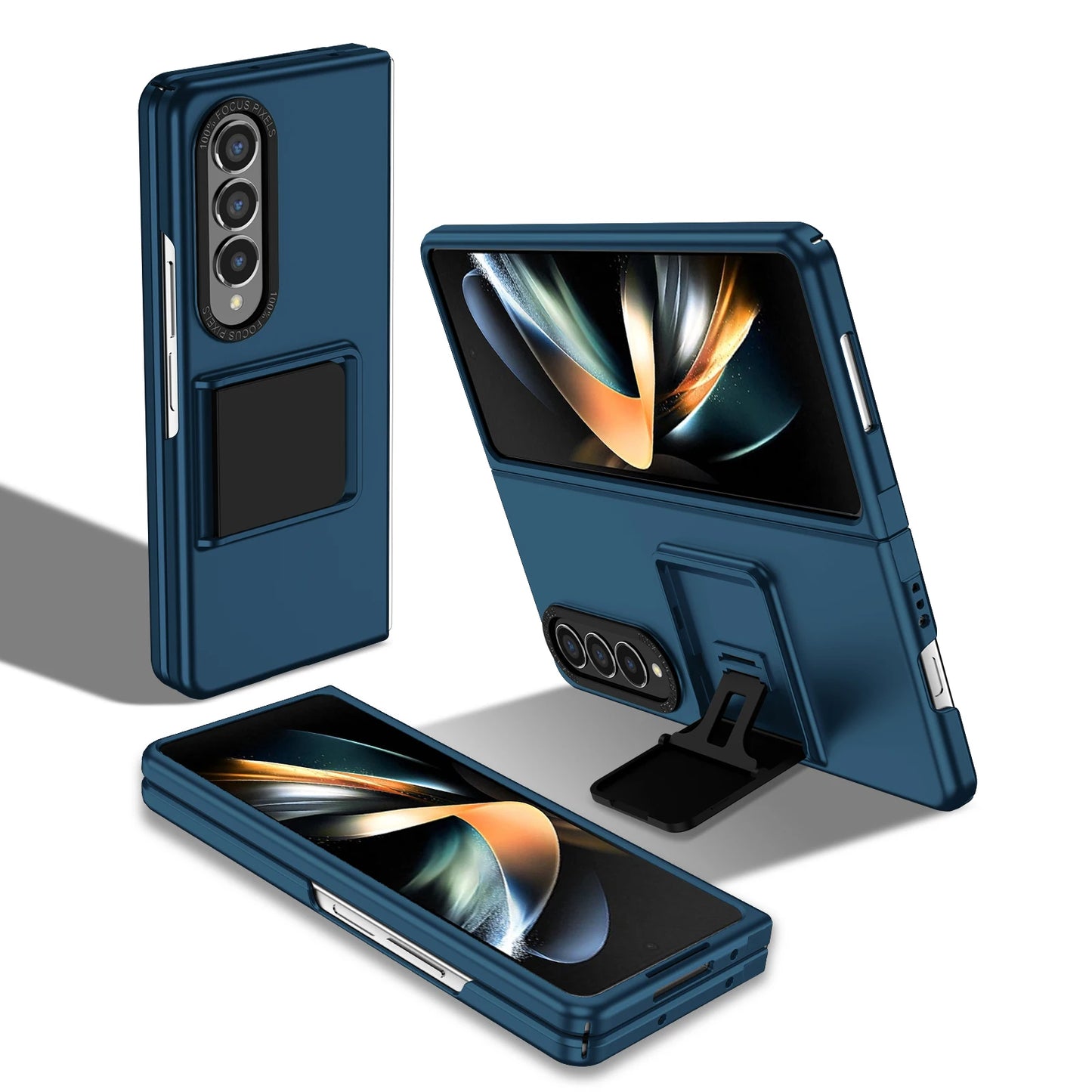 Portable Anti-Shock Stand Case for Samsung Galaxy Z Fold 6, 5, 4, & 3 - Versatile Phone Accessories