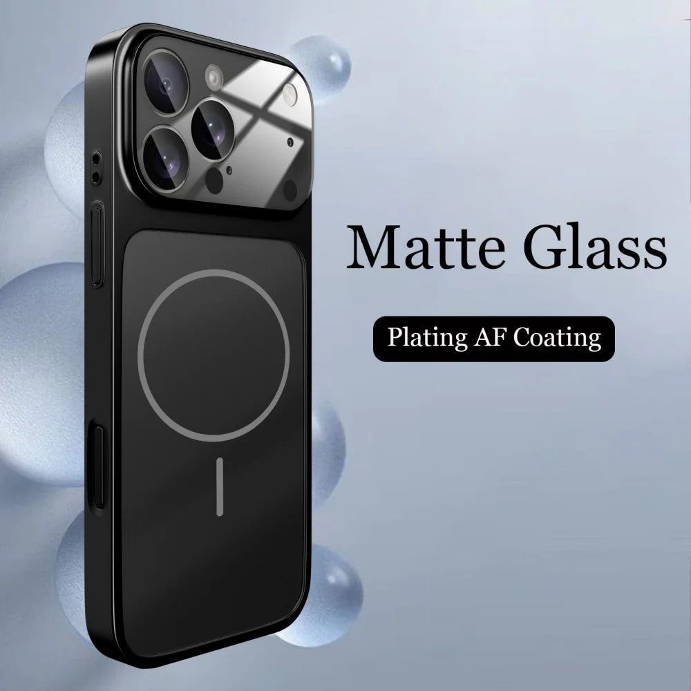 Premium Nano Matte Glass Case with MagSafe – iPhone 13/14/15/16/17 Pro & Pro Max