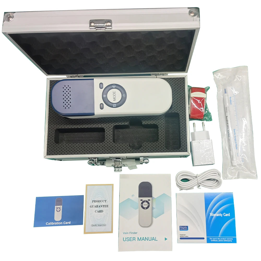 QV500 Rechargeable Vein Finder - Portable Infrared Vein Viewer for Nursing and Medical Use