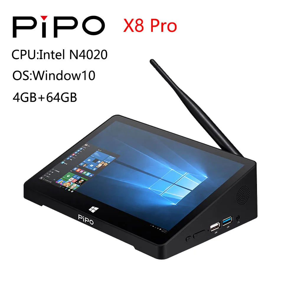 PIPO X8 Pro Mini PC – 7" Dual-Boot Tablet with Intel Z8350 Processor