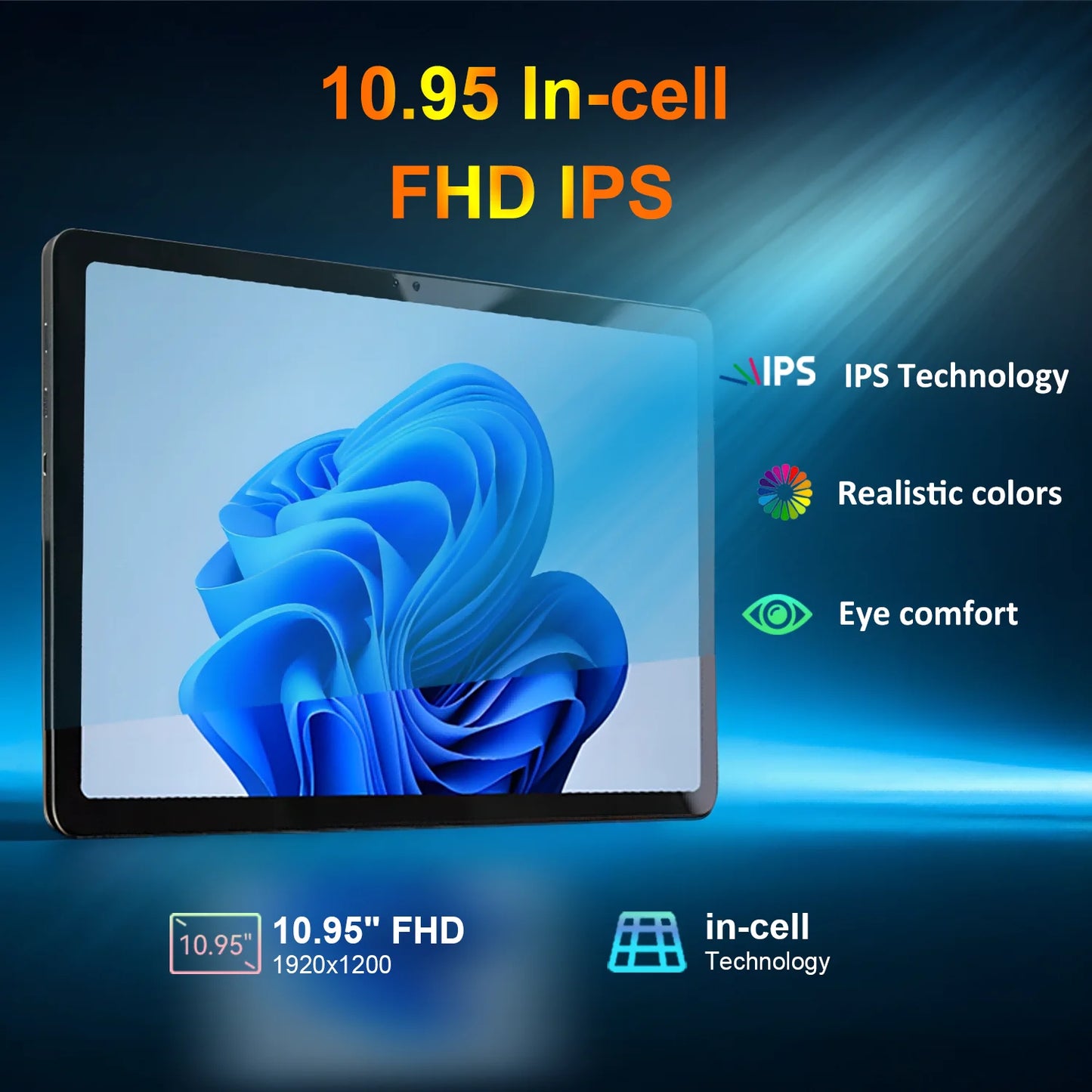 BNCF NewBook 11 2-in-1 Tablet Laptop – 11" Touchscreen, Intel N150, 12GB RAM, 256GB SSD, Windows 11 Pro