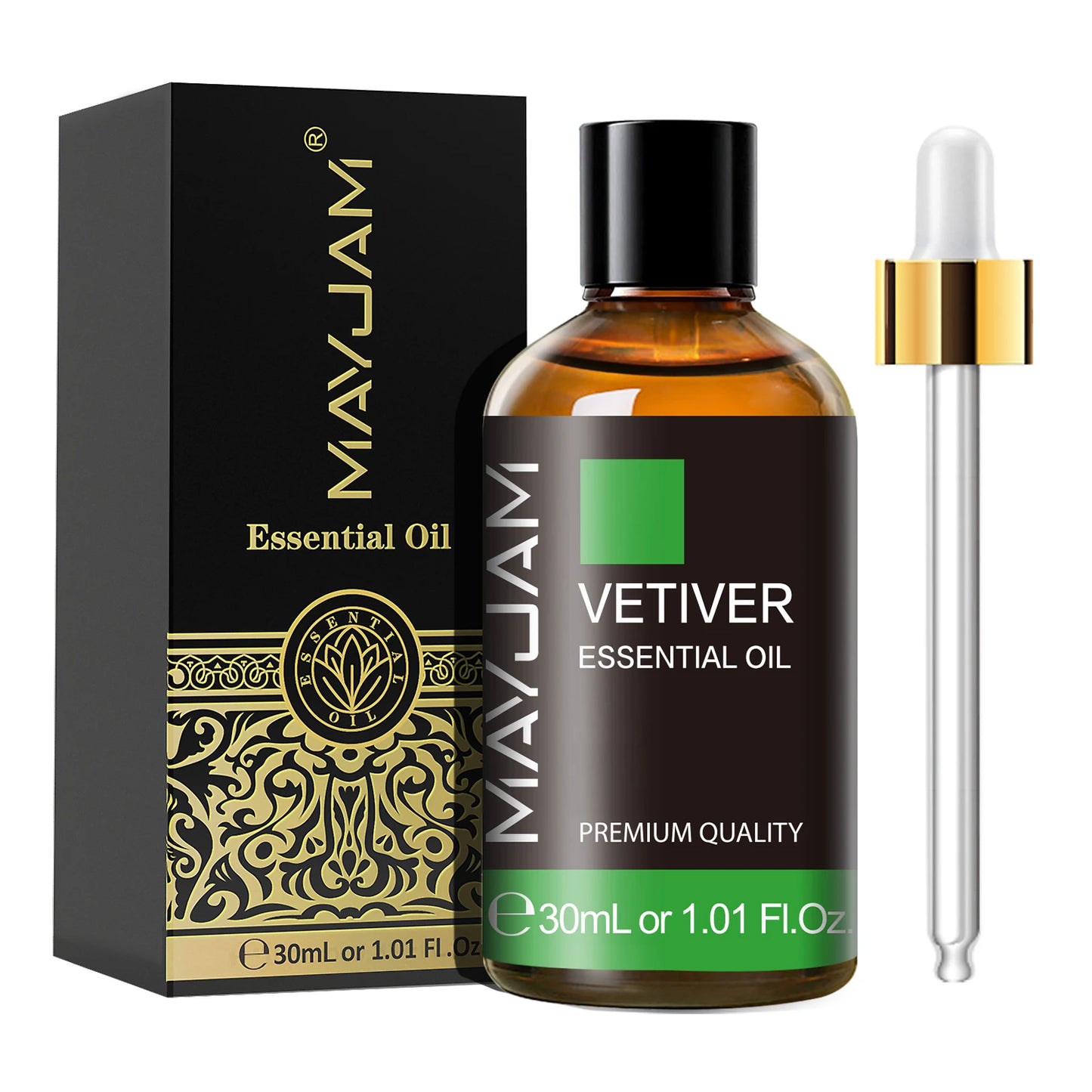 MAYJAM 30ML Aromatherapy Essential Oil – Lavender, Vanilla, Jasmine, Eucalyptus, or Peppermint