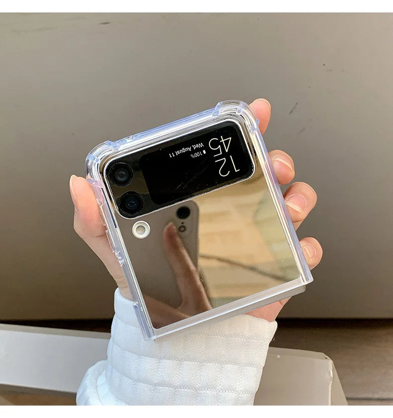 Z Flip 6 4 5 Make Up Mirror Case Cover